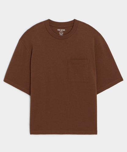 Todd Snyder Boxy Jersey Tee - Burnished Oak