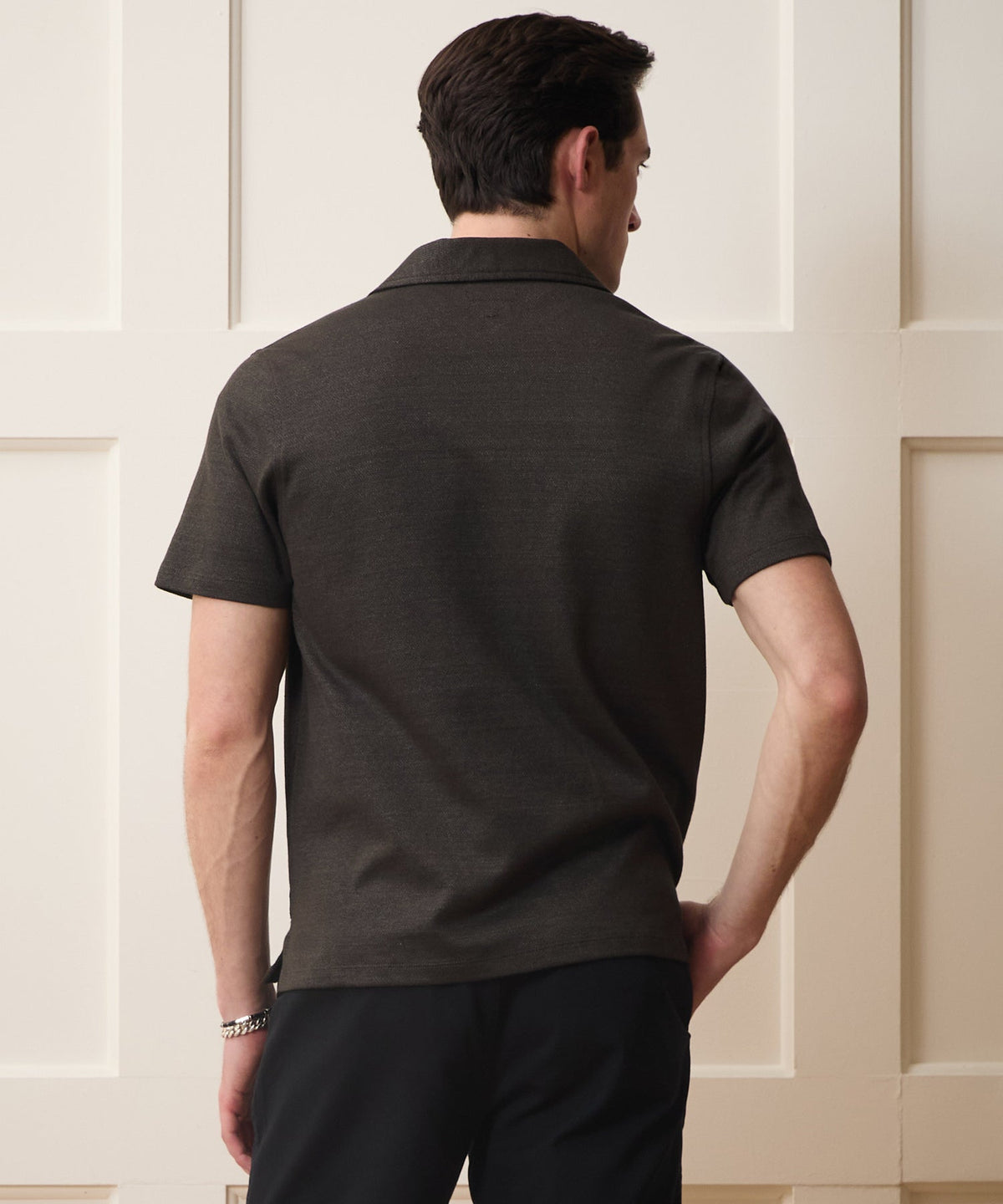 Todd Snyder Italian Linen-Cotton Knit Shirt - Espresso Bean