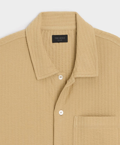 Todd Snyder Knit Seersucker Shirt - Beach Walk