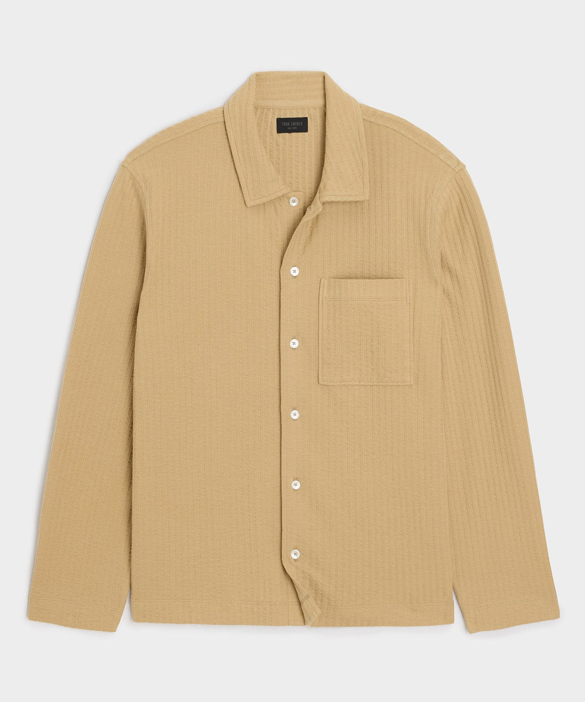 Todd Snyder Knit Seersucker Shirt - Beach Walk