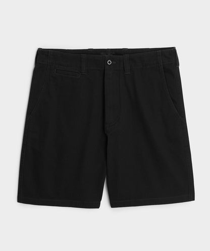 Todd Snyder 7" Favorite Chino Short - Black
