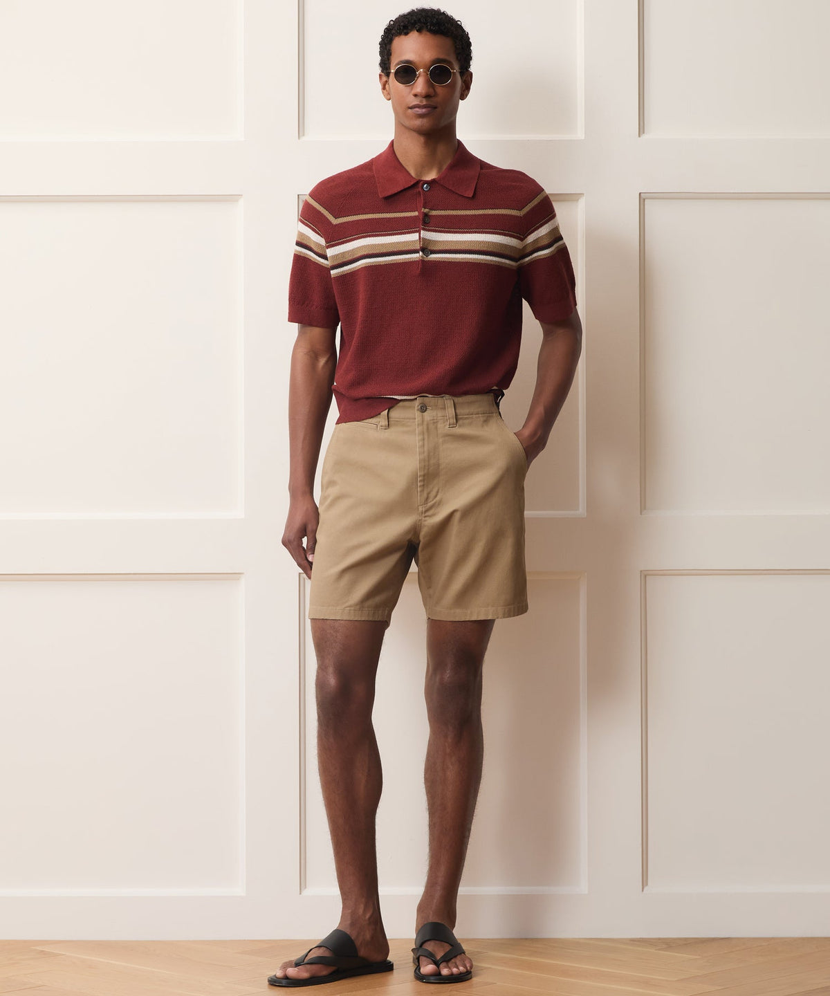 Todd Snyder 7" Favorite Chino Short - Khaki