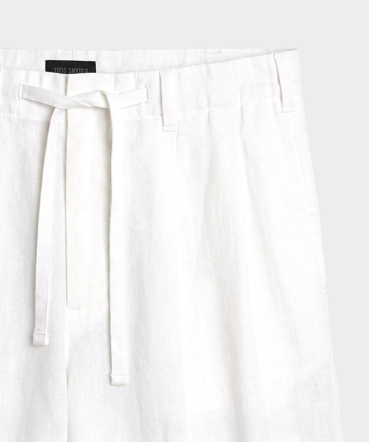 Todd Snyder 8" Mylos Short - White