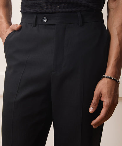 Todd Snyder Italian Wool Flare Trouser - Black