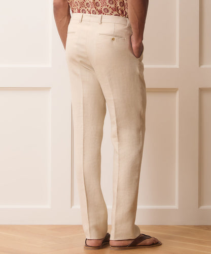 Todd Snyder Italian Linen-Cotton Madison Trouser - Birch