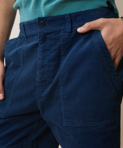 Todd Snyder 7" Corduroy Camp Short - Cobalt