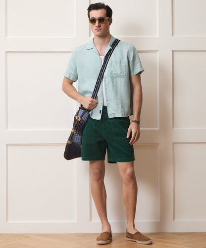 Todd Snyder 7" Corduroy Camp Short - Dark Green