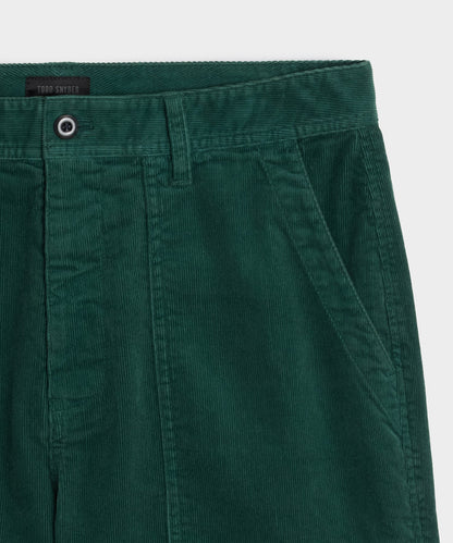 Todd Snyder 7" Corduroy Camp Short - Dark Green