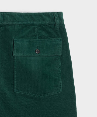 Todd Snyder 7" Corduroy Camp Short - Dark Green