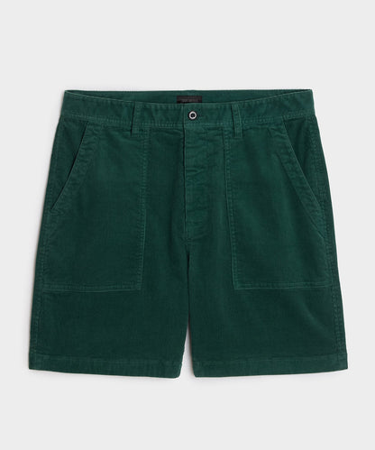 Todd Snyder 7" Corduroy Camp Short - Dark Green