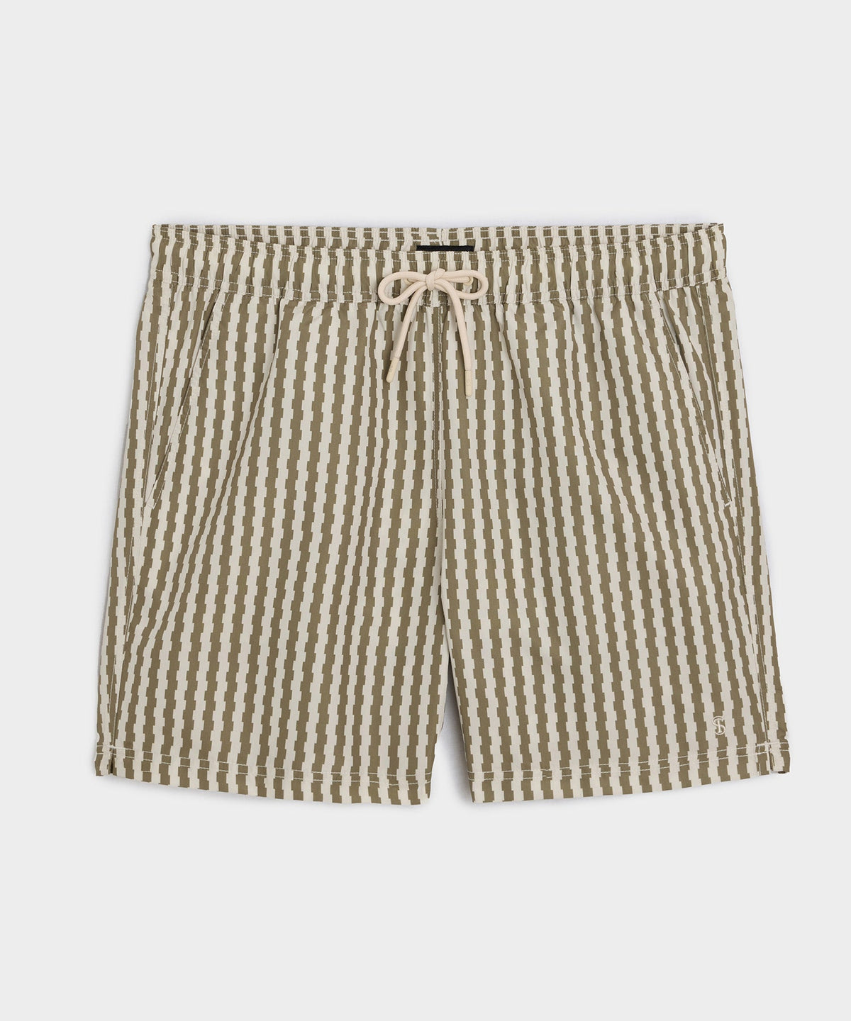 Todd Snyder 5" Montauk Swim Trunk - Olive