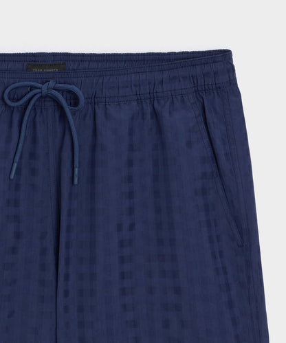 Todd Snyder 5" Seersucker Montauk Swim Trunk - Navy
