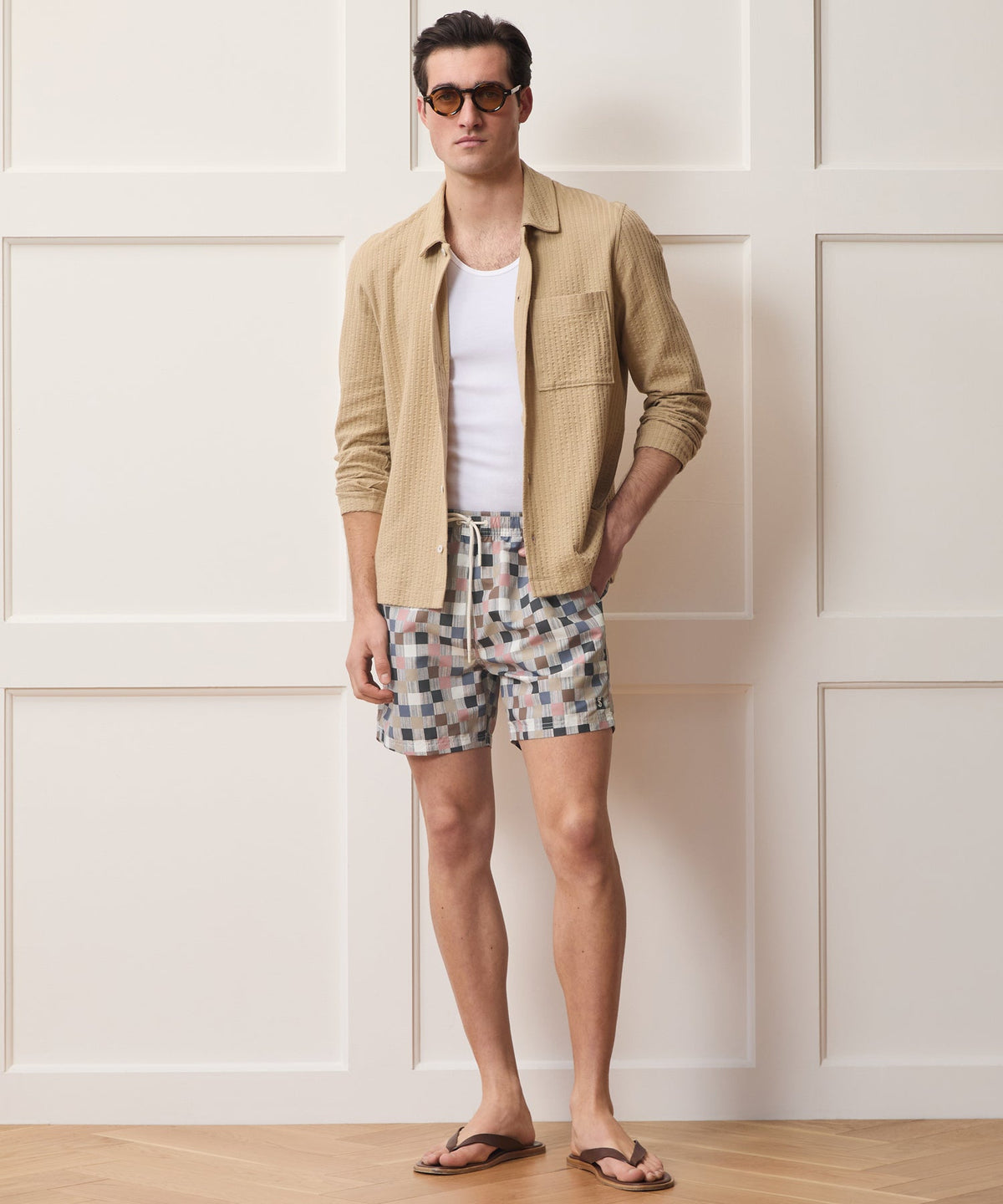 Todd Snyder 5" Montauk Swim Trunk - Multi