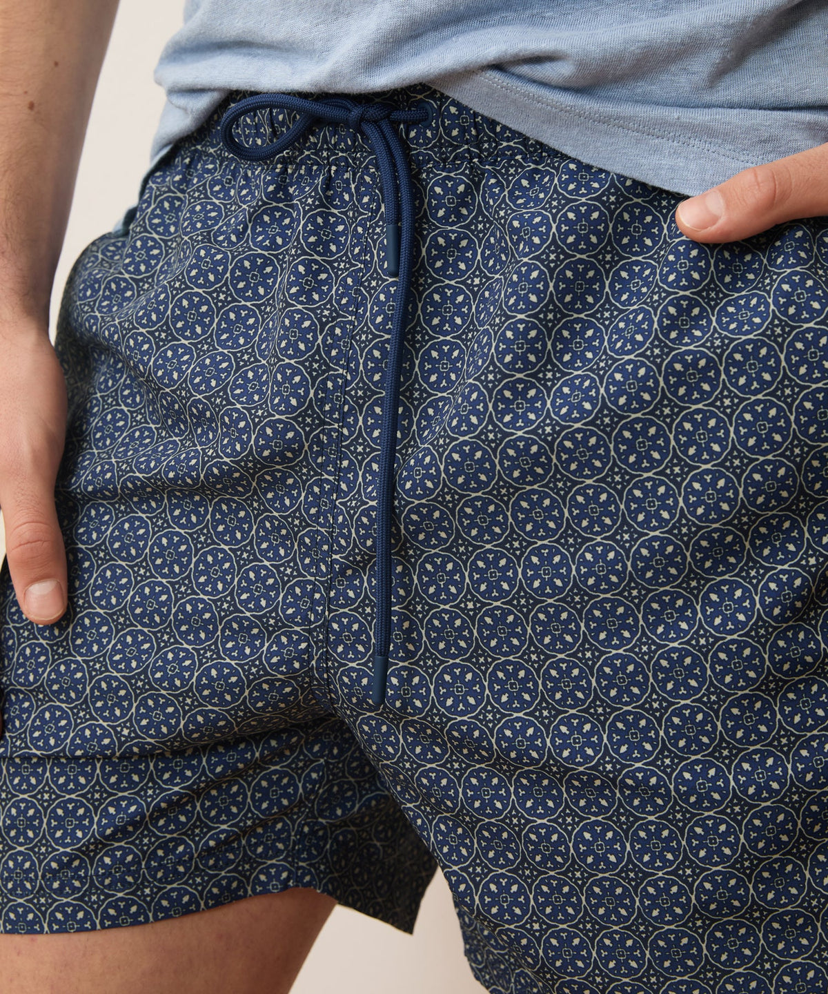 Todd Snyder 5" Montauk Swim Trunk - Blue