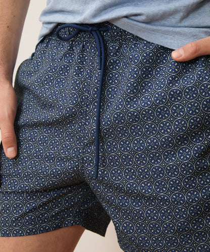 Todd Snyder 5" Montauk Swim Trunk - Blue
