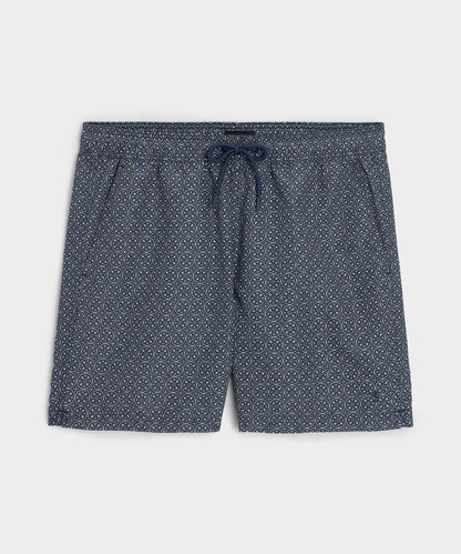 Todd Snyder 5" Montauk Swim Trunk - Blue