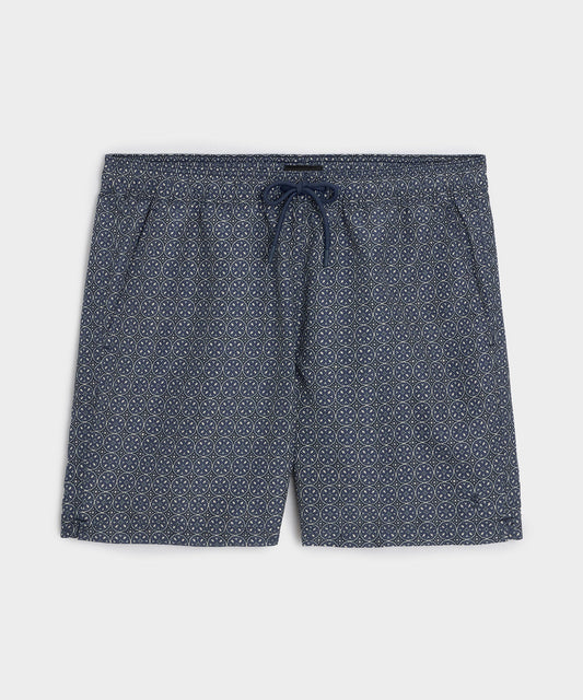 Todd Snyder 5" Montauk Swim Trunk - Blue