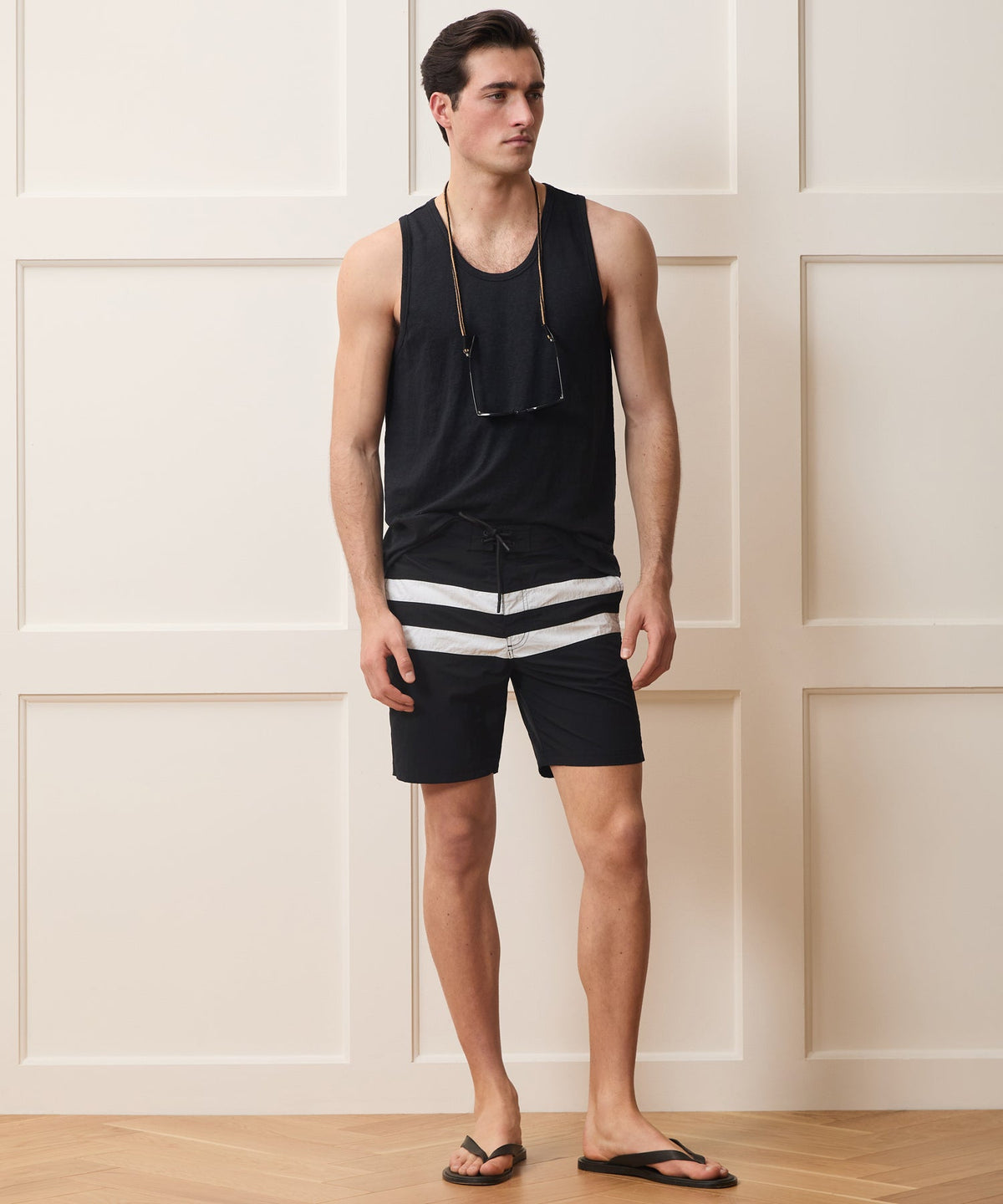 Todd Snyder 7" Boardshort - Black