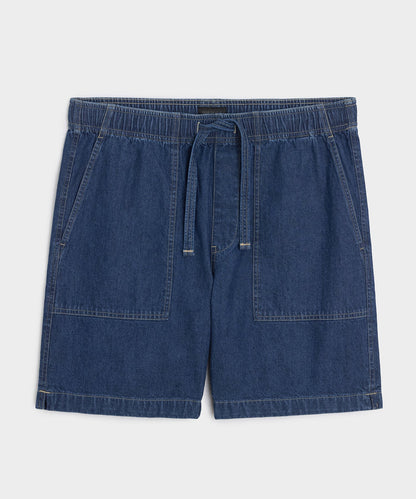 Todd Snyder 7" Indigo Beach Short - Dark Indigo