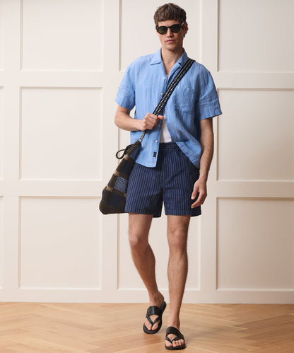Todd Snyder 5" Cotton Beachcomber Short - Indigo
