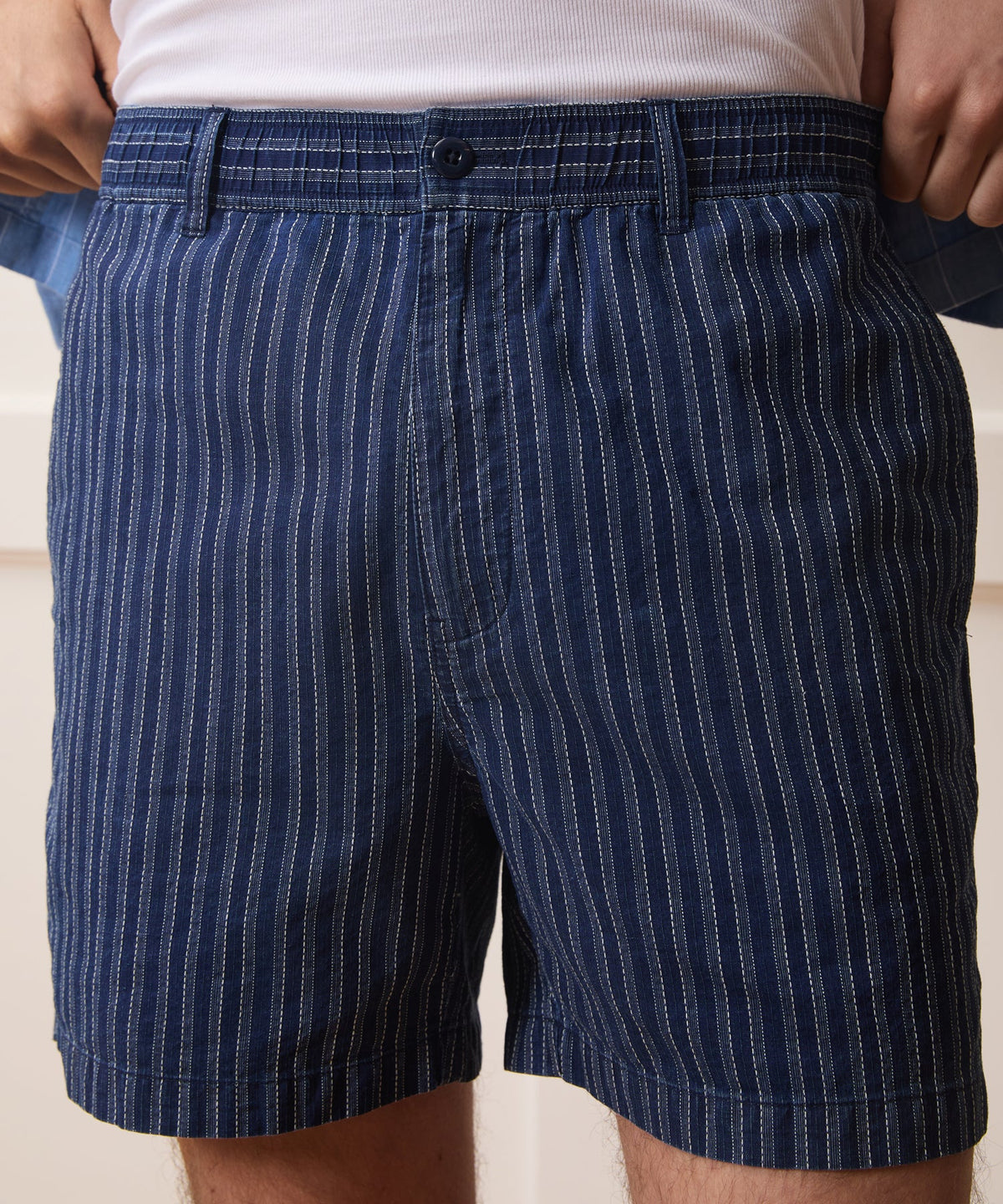 Todd Snyder 5" Cotton Beachcomber Short - Indigo