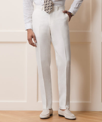 Todd Snyder Italian Linen Sutton Trouser - White