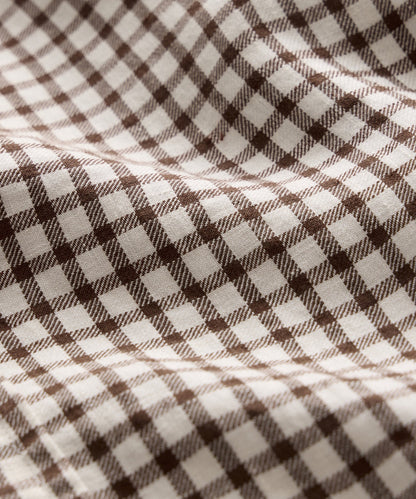 Todd Snyder Linen Point Collar Shirt - Brown