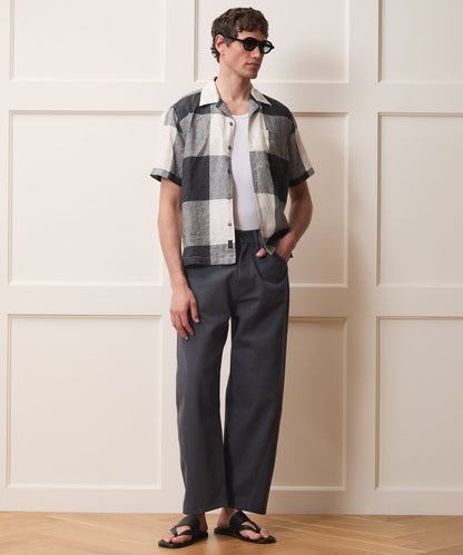 Todd Snyder Linen Capri Shirt - Grey