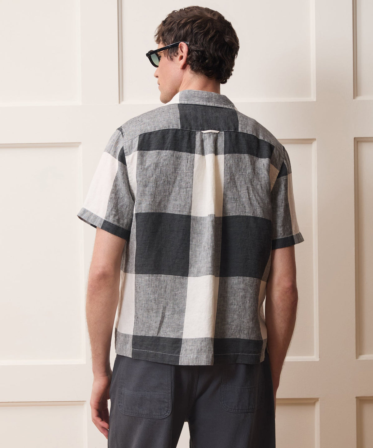 Todd Snyder Linen Capri Shirt - Grey