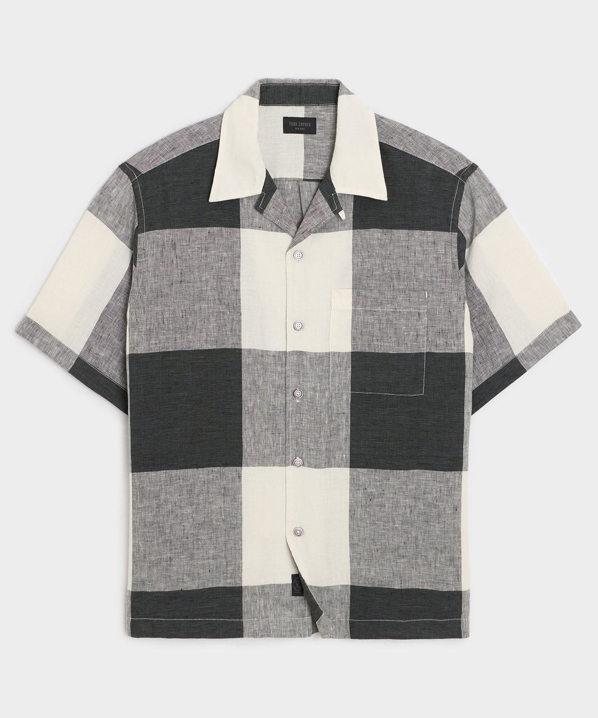Todd Snyder Linen Capri Shirt - Grey