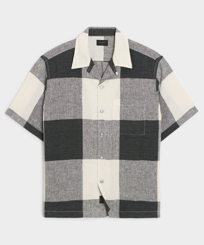 Todd Snyder Linen Capri Shirt - Grey
