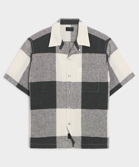 Todd Snyder Linen Capri Shirt - Grey