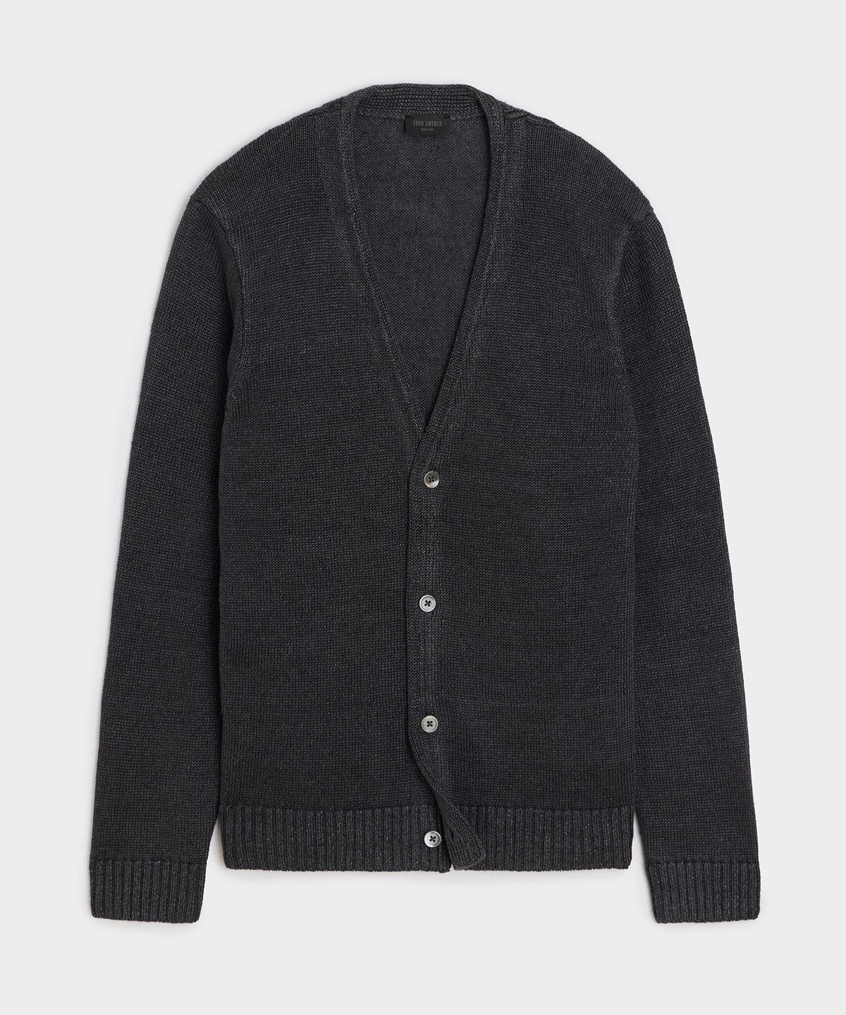Todd Snyder Linen Cardigan - Black