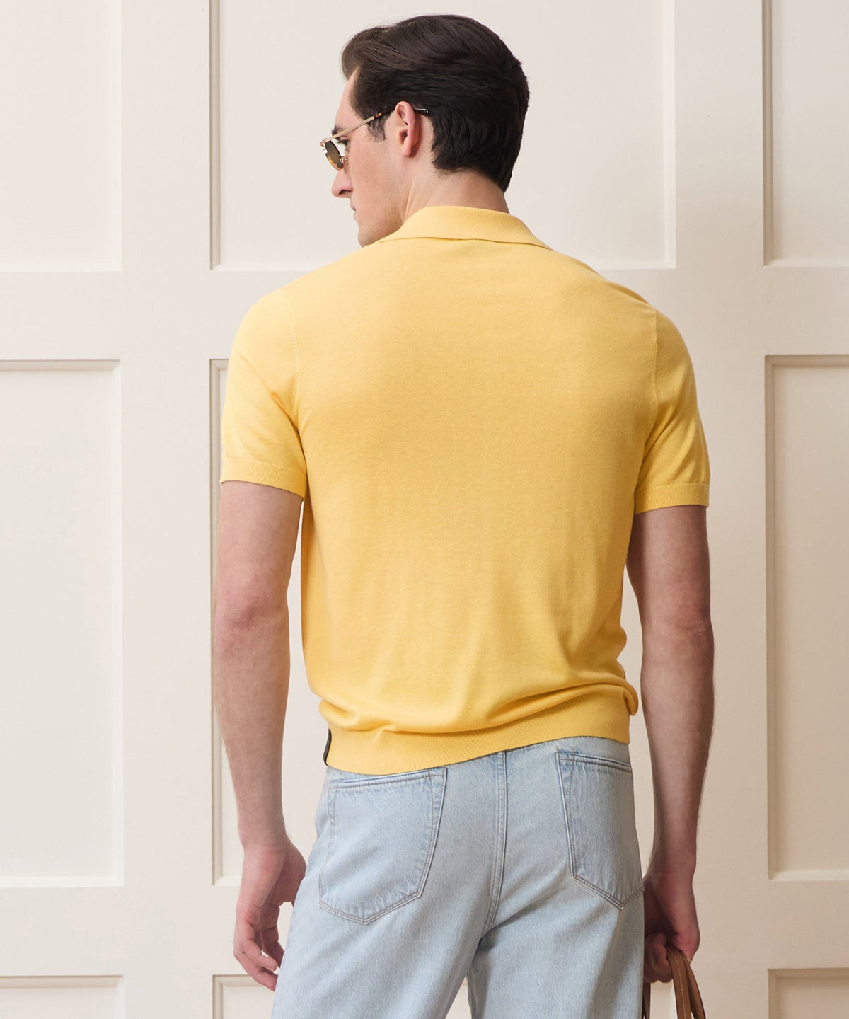 Todd Snyder Silk-Cashmere Montauk Sweater Polo - Craspedia