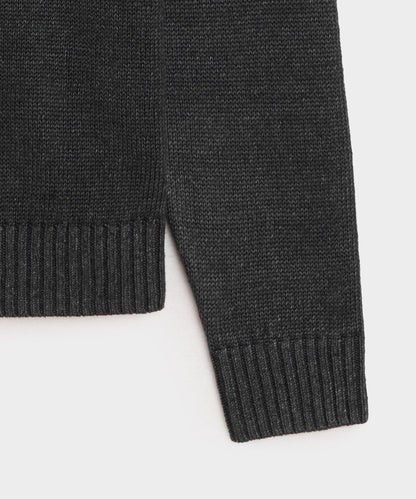 Todd Snyder Linen Crewneck Sweater - Faded Black