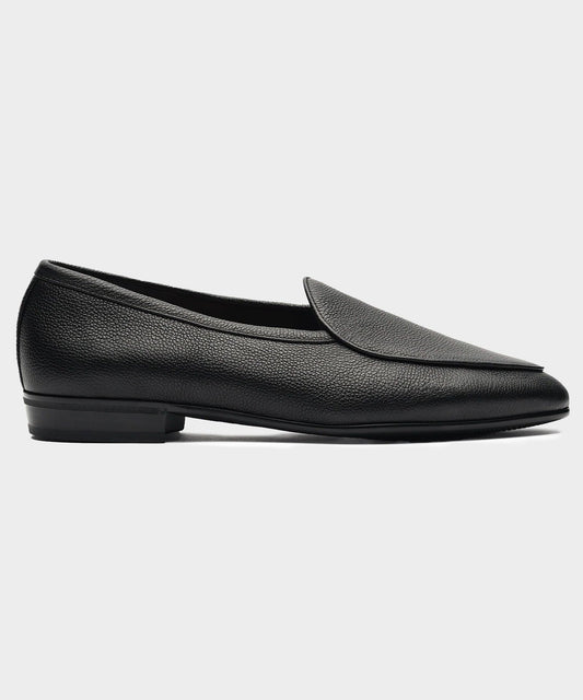 Todd Snyder Baudoin & Lange Italian Leather Sagan Loafer - Black