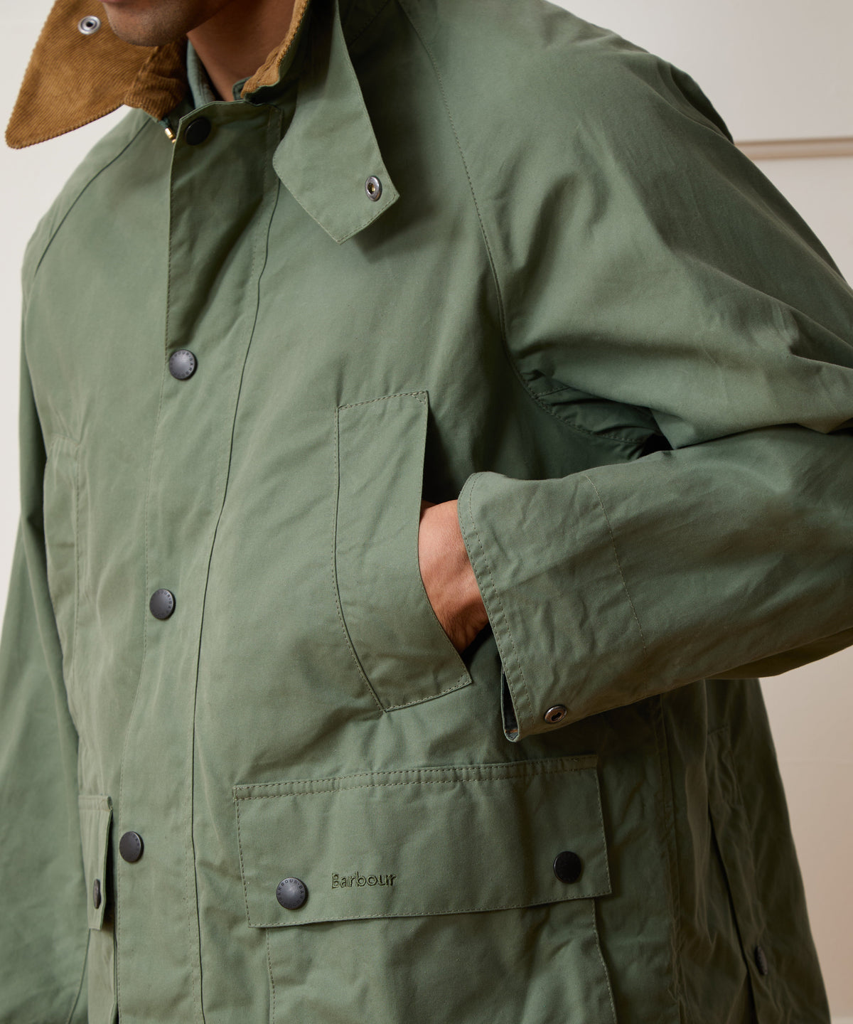 Todd Snyder Barbour Bedale Jacket - Oak Moss