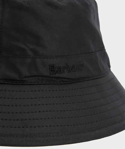 Todd Snyder Barbour Waxed Bucket Hat - Black