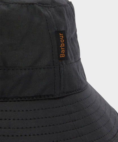 Todd Snyder Barbour Waxed Bucket Hat - Black