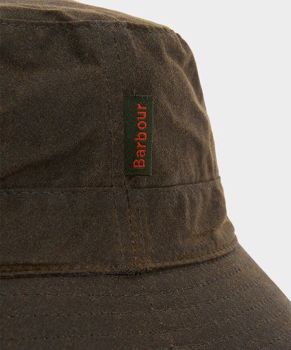 Todd Snyder Barbour Waxed Bucket Hat - Olive