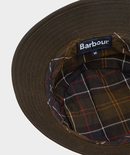 Todd Snyder Barbour Waxed Bucket Hat - Olive
