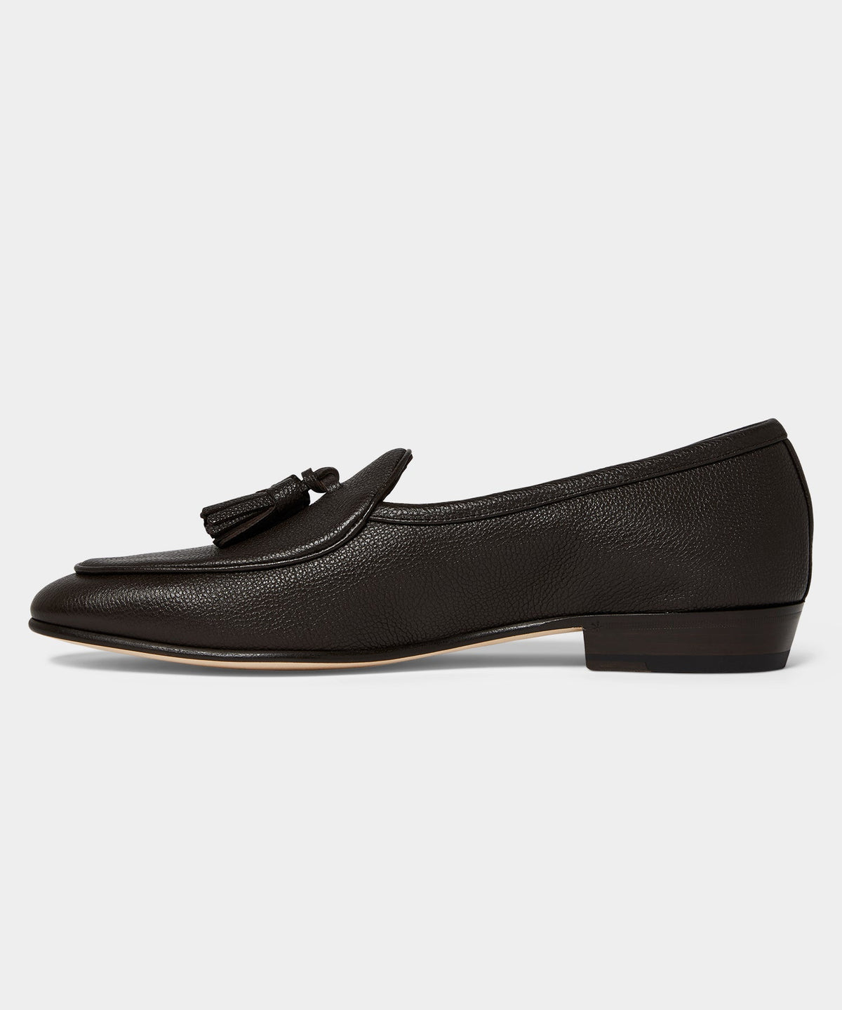 Todd Snyder Baudoin & Lange Sagan Tassel Loafer - Dark Brown