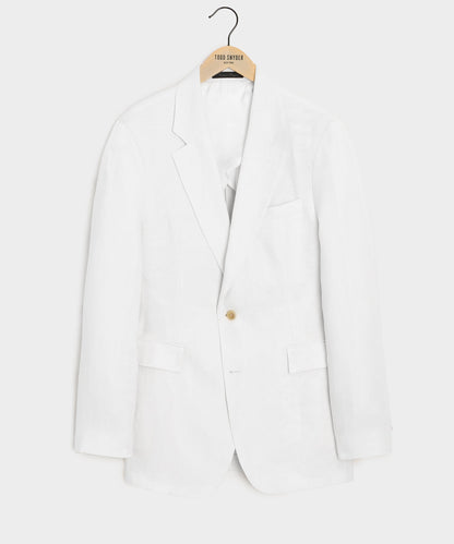 Todd Snyder Italian Linen Sutton Jacket - White