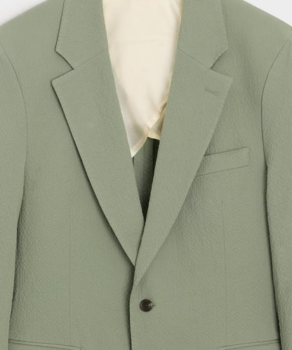 Todd Snyder Italian Seersucker Sutton Jacket - Seafoam