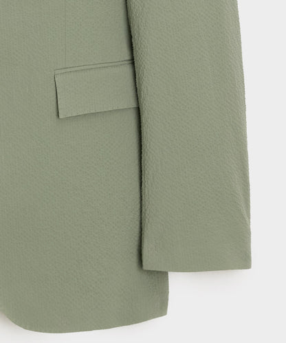 Todd Snyder Italian Seersucker Sutton Jacket - Seafoam