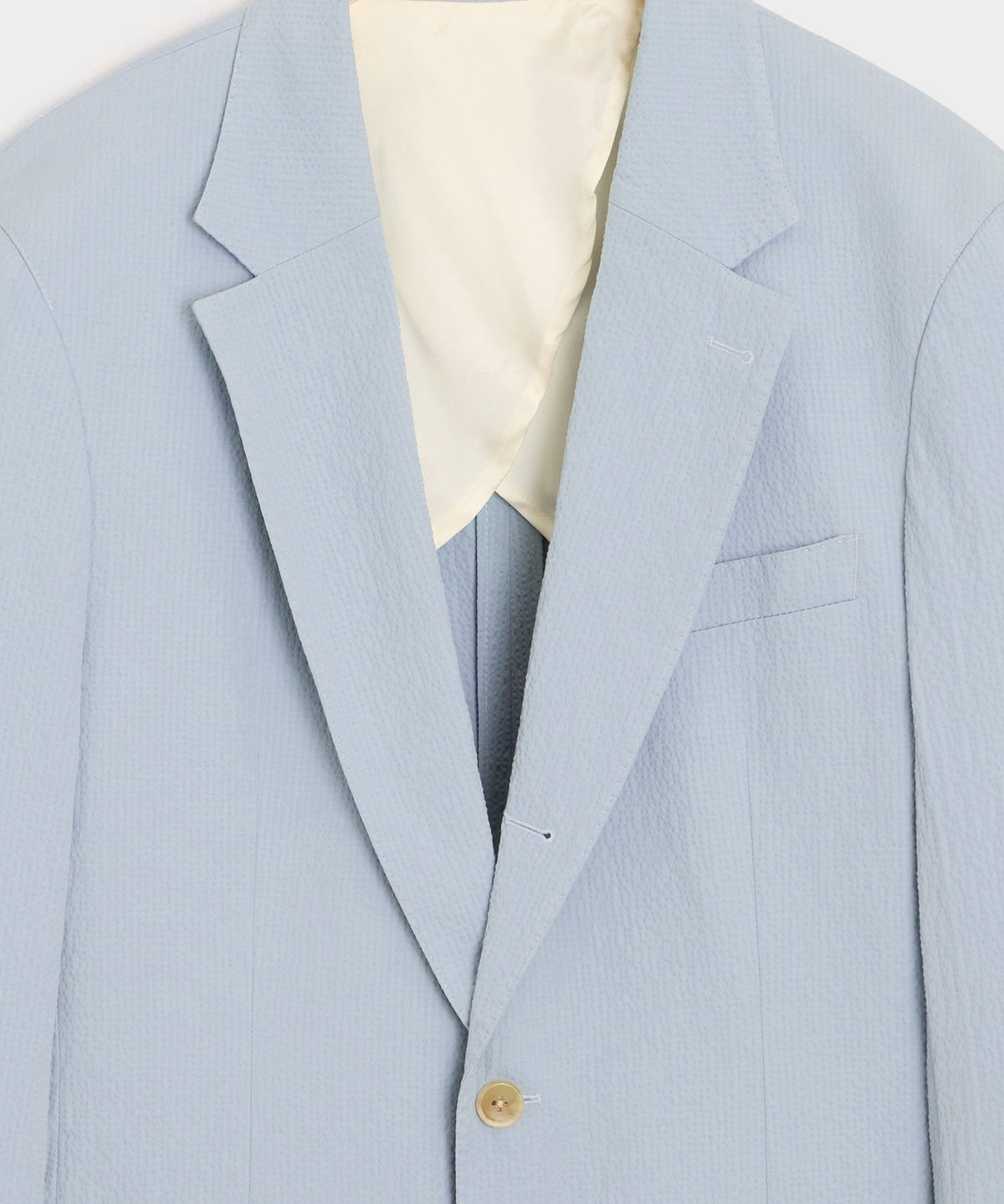 Todd Snyder Italian Seersucker Madison Jacket - Light Blue