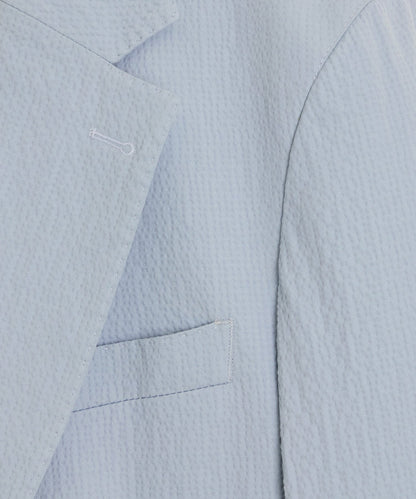 Todd Snyder Italian Seersucker Madison Jacket - Light Blue