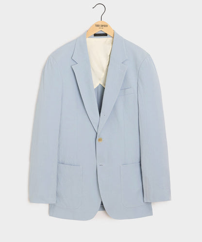 Todd Snyder Italian Seersucker Madison Jacket - Light Blue