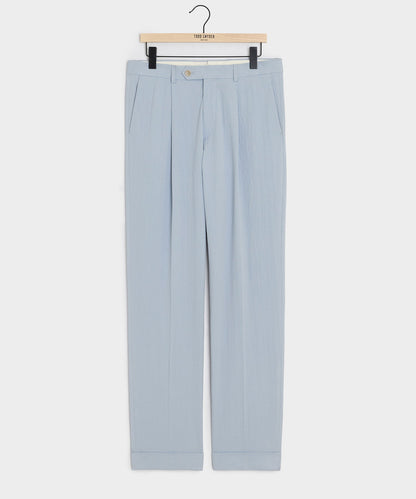 Todd Snyder Italian Seersucker Madison Trouser - Light Blue