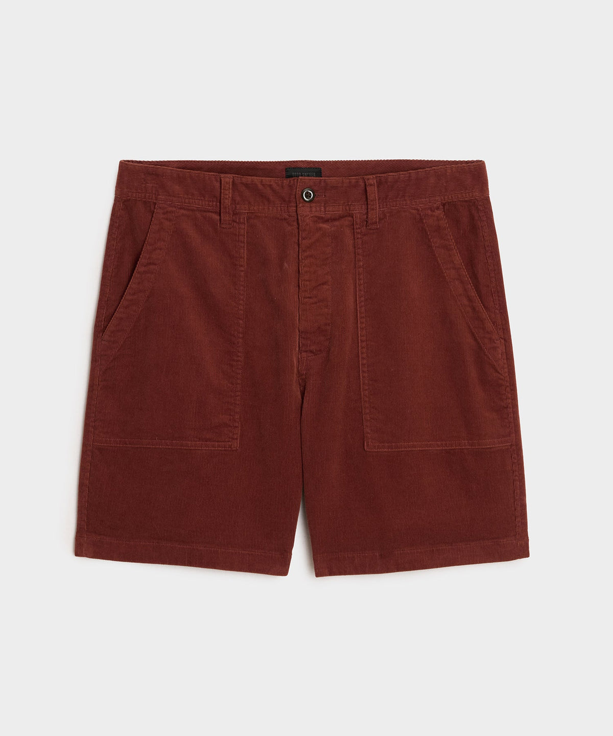 Todd Snyder 7" Corduroy Camp Short - Chocolate Cherry